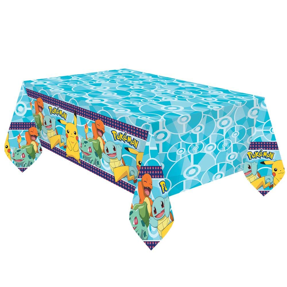 amscan Child Pokemon Plastic Tablecover 1.8 m x 1.2 m