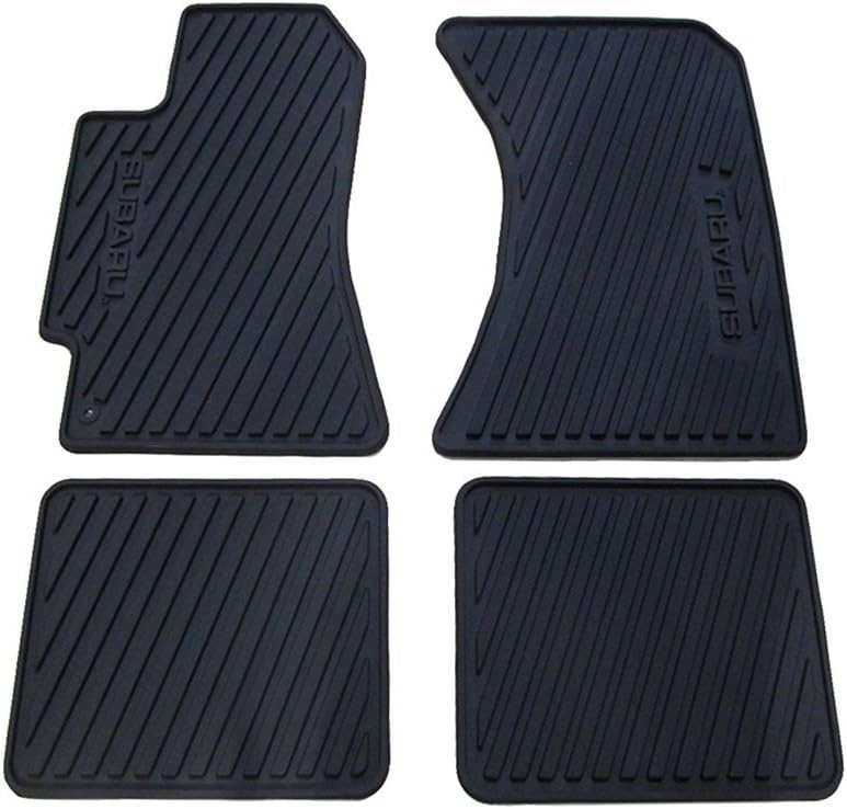 Amazon Com Subaru 2000 2006 Legacy Outback Baja All Weather Floor Mats Rubber Oem New J5010ls300 Automotive