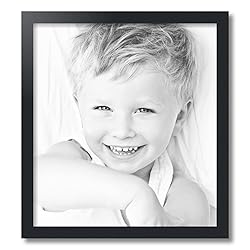 ArtToFrames 19x21 Inch Black Picture Frame, This