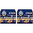 Kraft Deluxe Original Macaroni & Cheese Easy Microwavable Dinner (8 ct Box, 2.39 oz Cups) (Pack of 2)