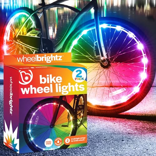 WheelBrightz RGB LED Bike Wheel Lights