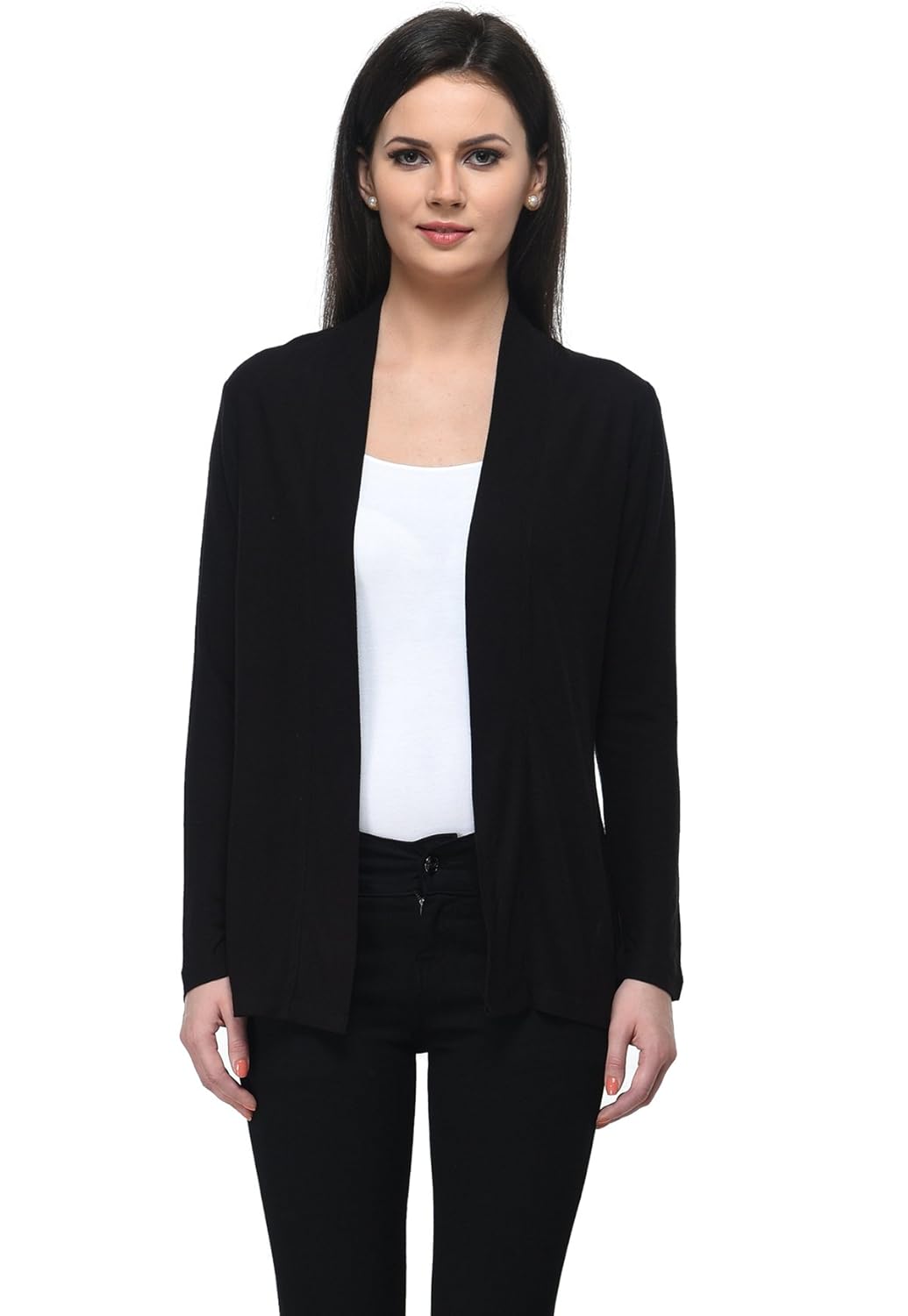 frenchtrendz women viscose crepe shrug
