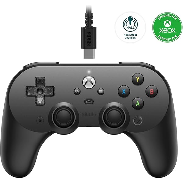 Amazon.com: 8Bitdo Pro 2 Hall Effect Joysticks/Hall Trigger Wired