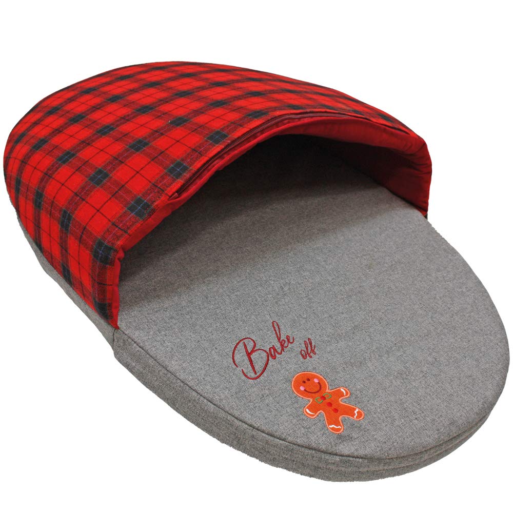 Croci Pet Sleeping Bag Xmas Slipper 75 x 48 cm - 1400 g