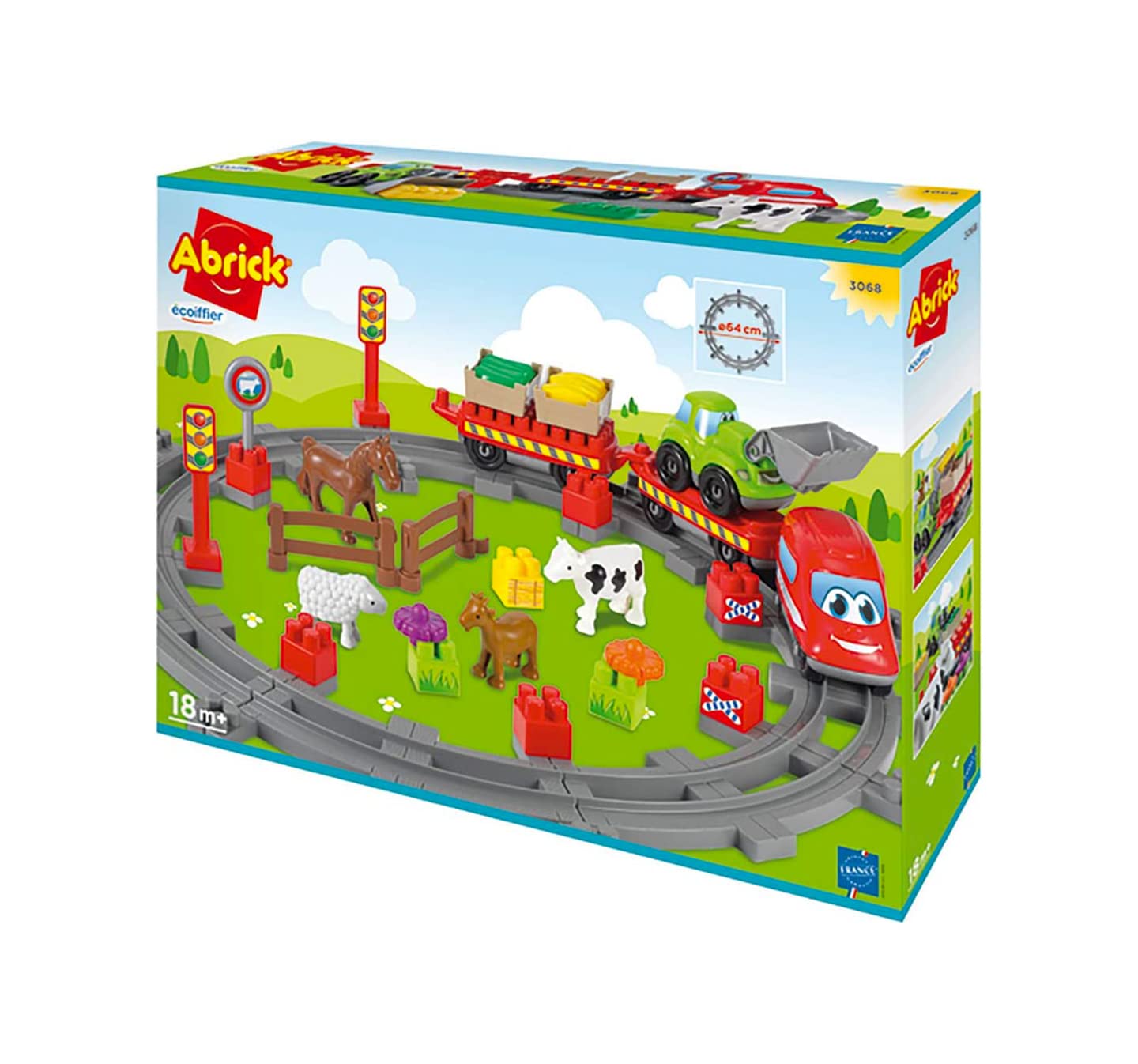 Ecoiffier Abrick Train set