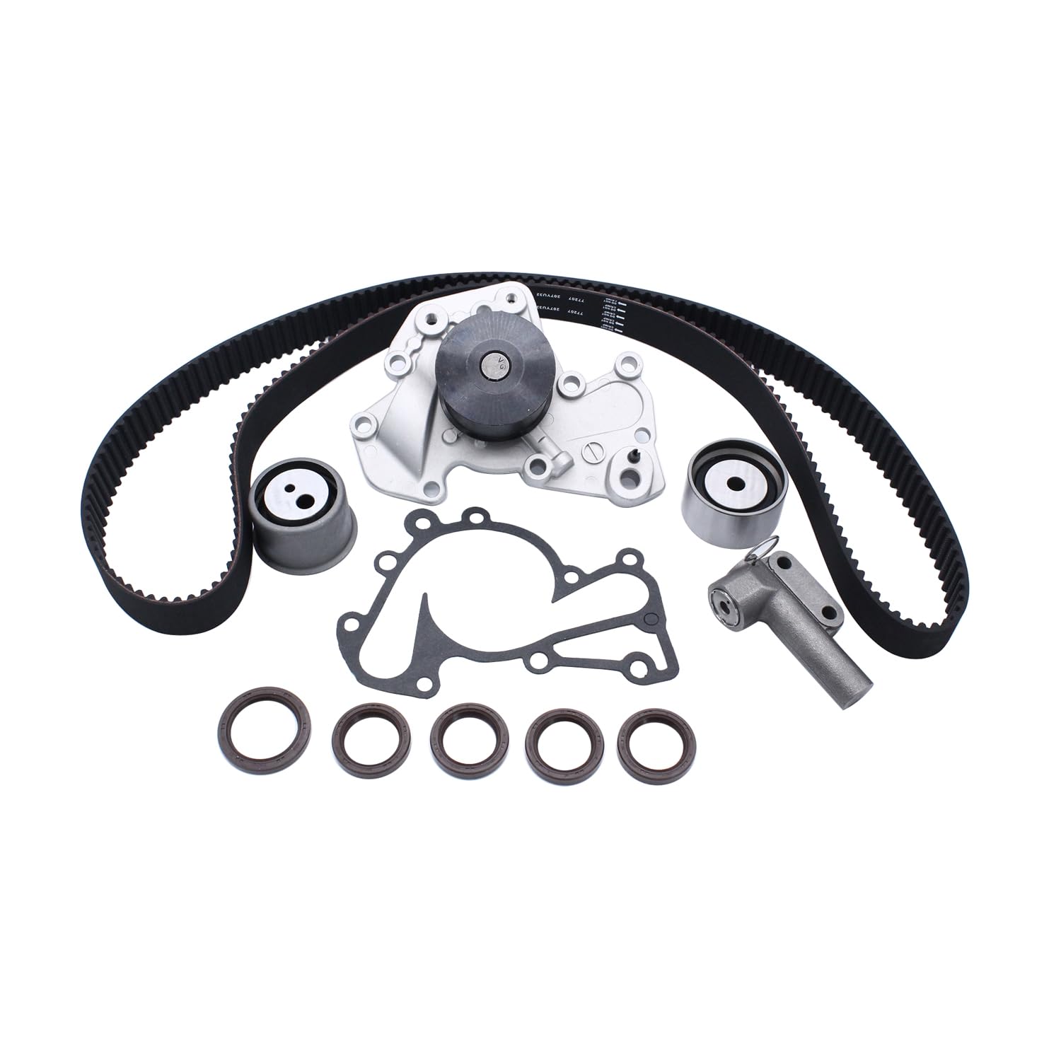 Photo 1 of 1 Set SHLPDFM Timing Belt Kit Hydraulic Tensioner Water Pump Fits for 1999-2010 Hyundai Kia 2.5L 2.7L V6 DOHC 24 Valve G6BA G6BV Delta