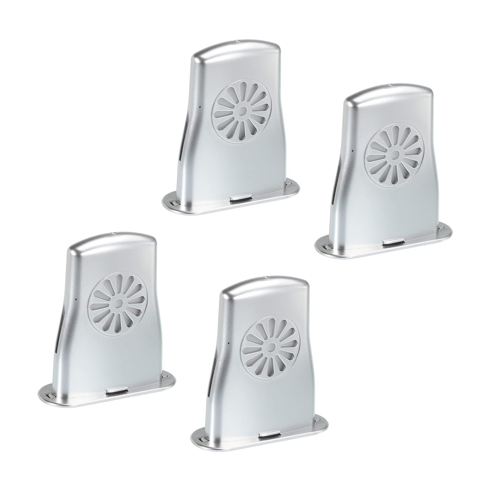 PATIKIL Acoustic Guitar Humidifier Guitar Instrument Sound Hole Humidifier with Box Silver 4 Pack