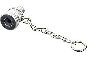 Zefal Bicycle Presta Adapter, Push-on Alloy with Chain