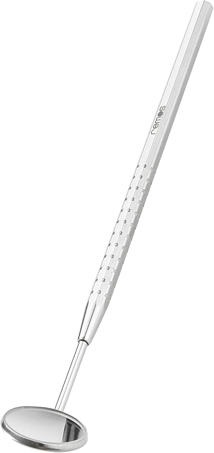 REMOS Dental Mirror Without Magnification Made of Stainless Steel