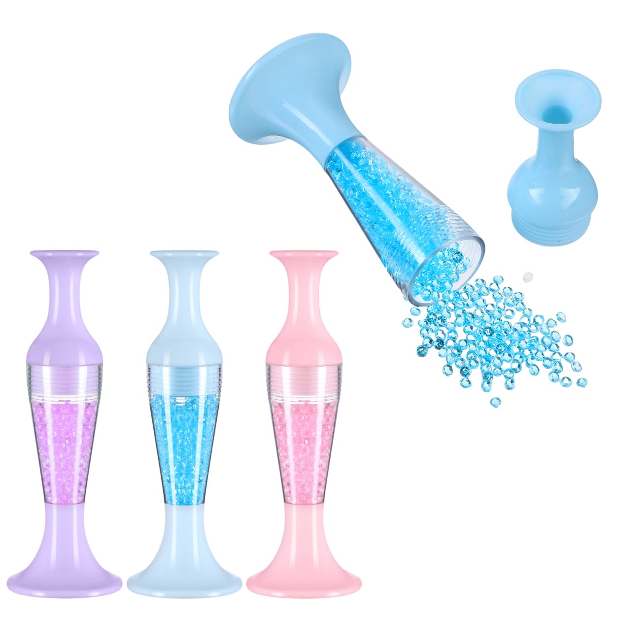 BESPORTBLE Diamond Art Pen Tools for 5D Nail Art Kits with Durable Point Drill Pen for Precise Rhinestone Placement 3Pcs