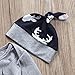 Baby Boys Girls Halloween Fox Clothes Cosplay Infant Long Sleeve Romper Hoodie Jumpsuit Custom Onesie Set (.Red, 6-12 Months)