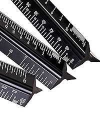 Architectural Scale Ruler 3 Pack Aluminum