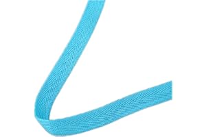 Losita 3/8 Inch X 10 Yards Cotton Twill Tape Herringbone Pattern Soft Width 3/8 inch (10mm) x Length 10 Yards