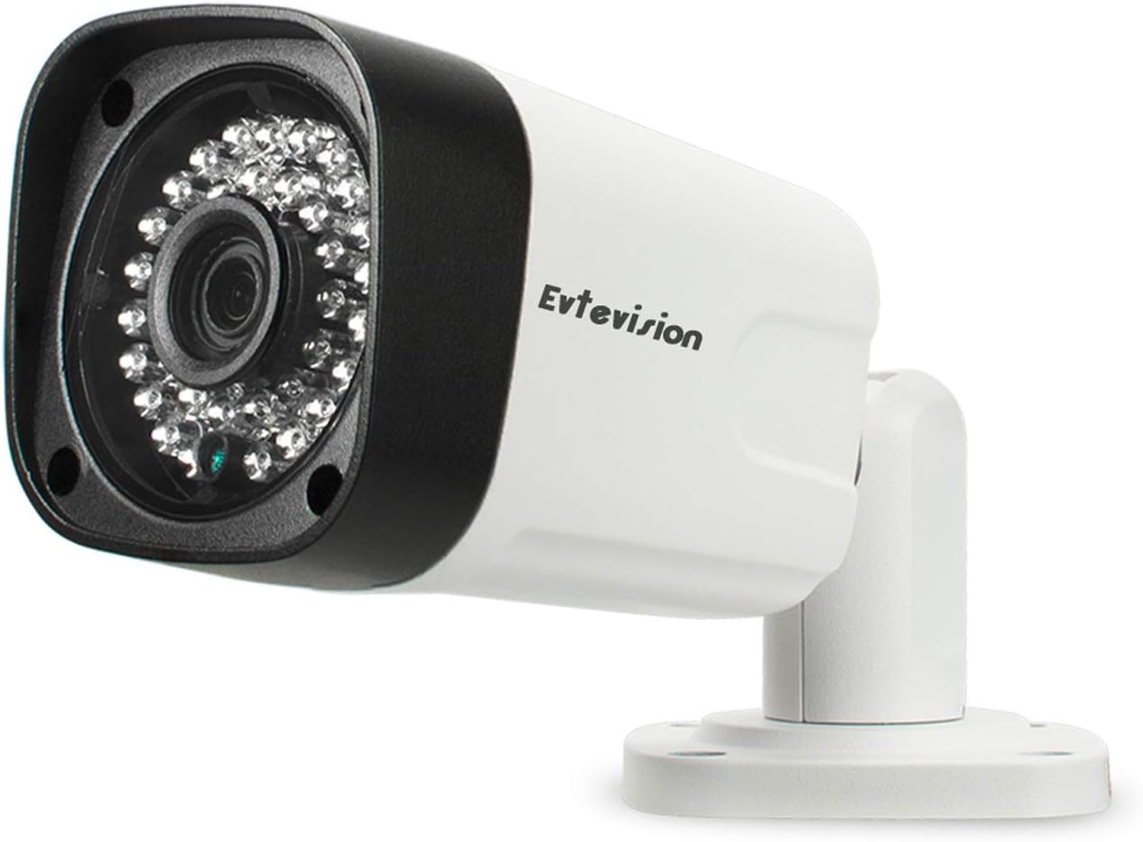 Evtevision 5MP Outdoor Security Camera, 4-in-1 AHD/TVI/CVI/CVBS,Wired Home Security Camera with 100ft Night Vision
