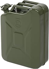 Bonnlo 20L Metal Jerry Can Fuel Container with Flexi Spout Green view 3