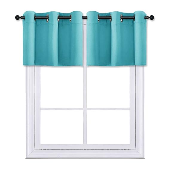 Amazon PONY DANCE Home Decor Grommet Window Valances Light