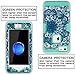 iPhone SE Case,iPhone 5/5S Case,Hybrid Heavy Duty Shockproof Full-Body Protective Case with Dual Layer [Hard PC+ Soft Silicone] Impact Protection for Apple iPhone SE,iPhone 5/5S Mandala Mint