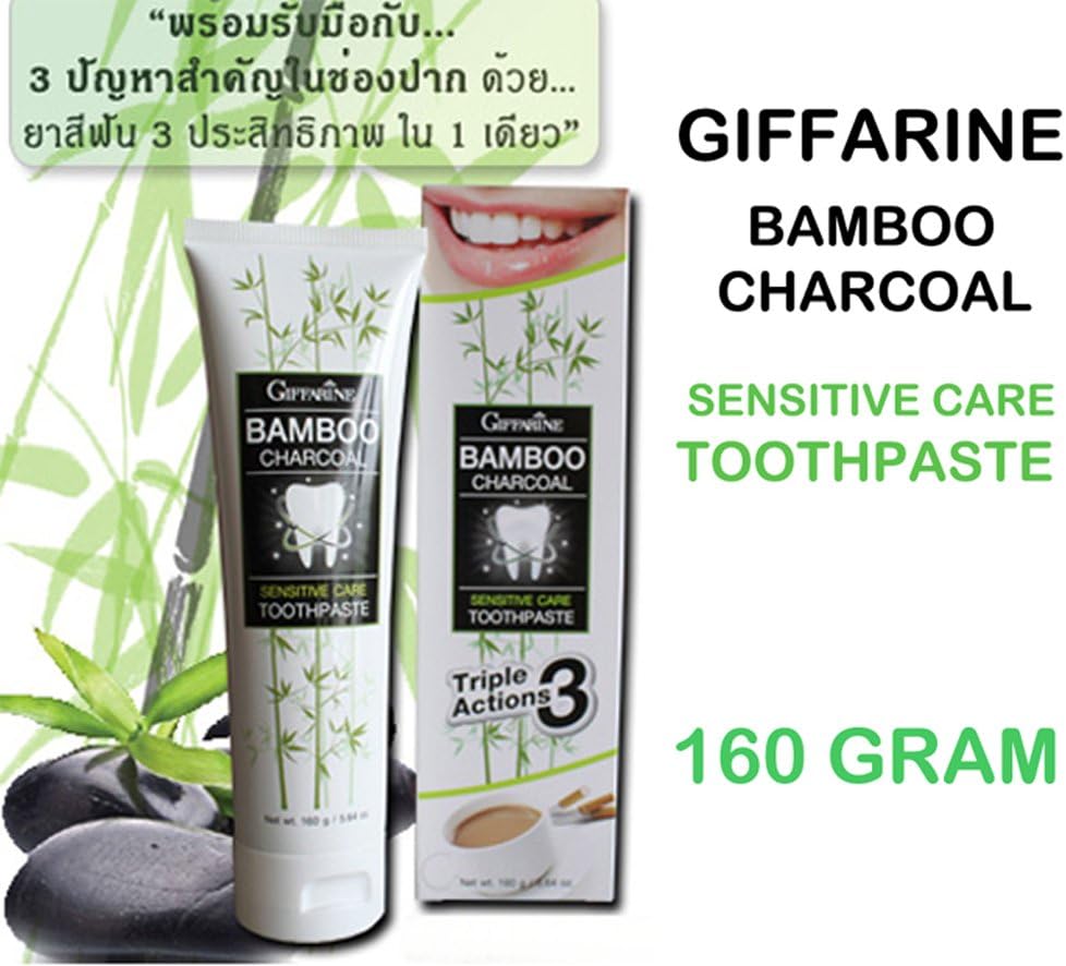 Giffarine Bamboo charcoal Giffarine the Bamboo Charcoal toothpaste stains, coffee, tea and cigarettes.