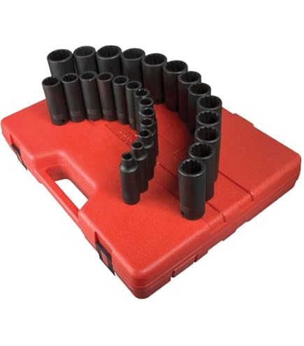 そちゃ SUNEX TOOLS 2826 1/2-Inch Drive 12-Point Metric Impact