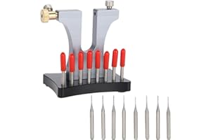 Taidda Damaged Screw Extractor, Practical Stainless Steel 8 Pins Damaged Screw Extractor Broken Screw Remover Tool for Watch Makers