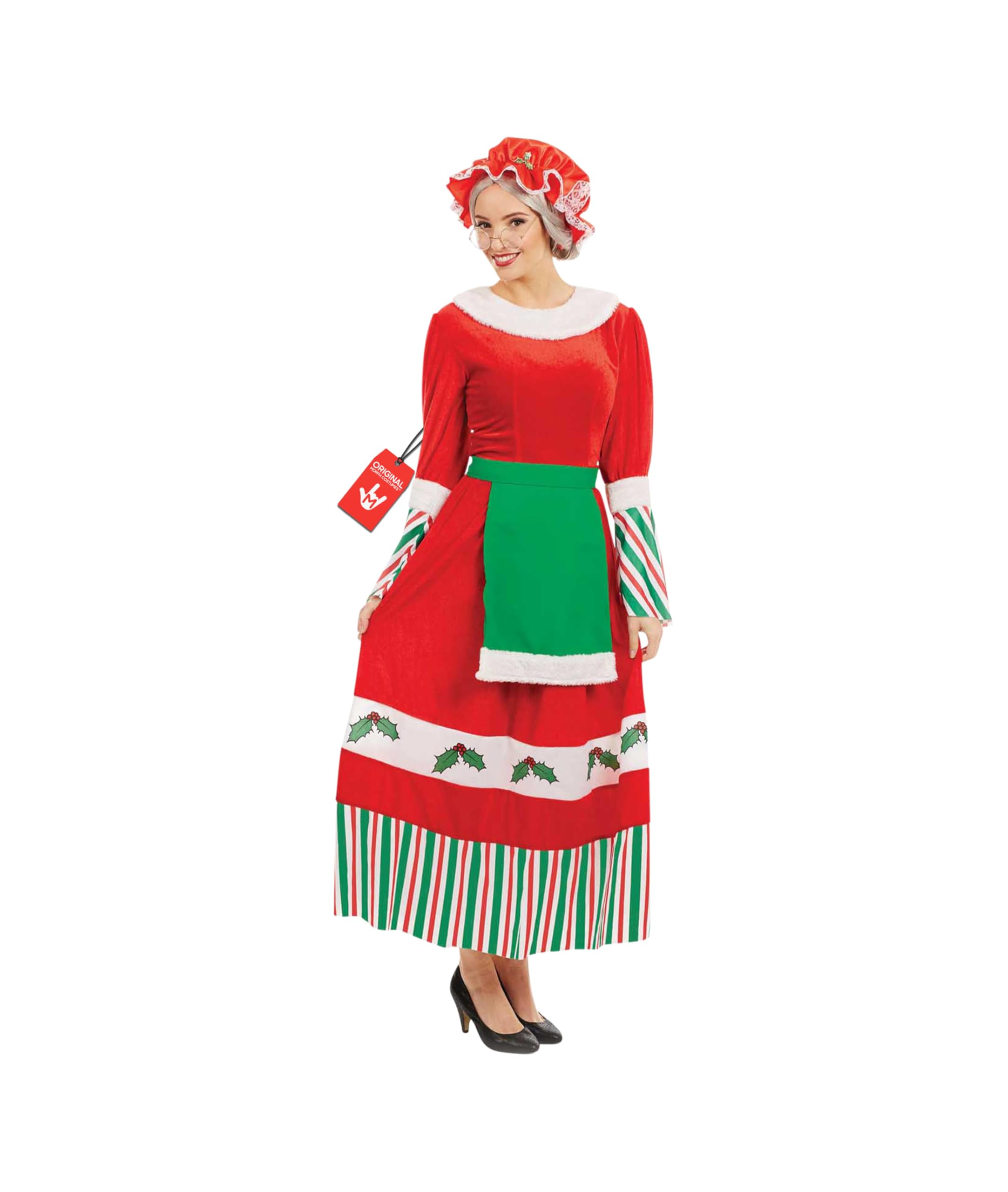 Fun Shack Mrs Santa Claus Costume, Mrs Claus Costume Women, Mrs Santa Claus Outfit, Mrs Claus Outfit Adult XX-Large