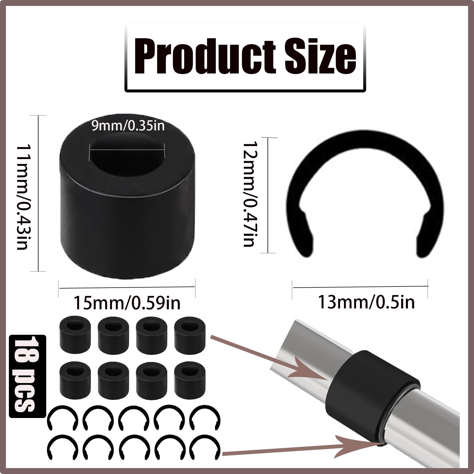 24 Packs Rubber from Moving Retaining Clip Rings Rubber Roller Replacements Sets Compatible with Cricut Maker/Maker 3 Only Roller Resolution for Cricut Maker Complete Repair Tools