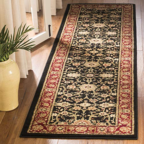 Safavieh Lyndhurst Collection LNH212G Traditional Oriental Black and Red Runner (2'3