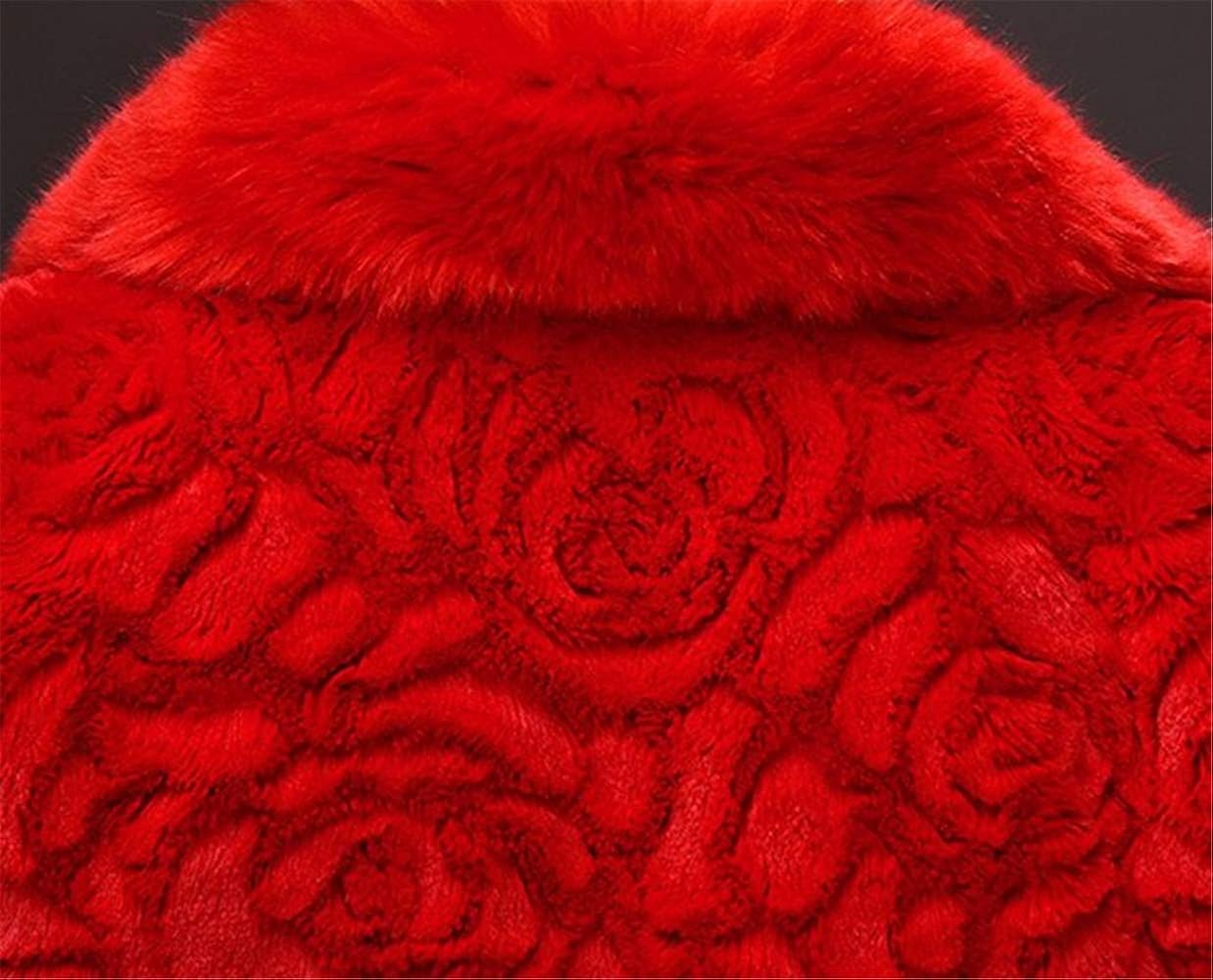 Oncefirst Women's Winter Faux Fur Wedding Jacket for Bride Wrap Shawl Bolero Jacket at  Women's Coats Shop