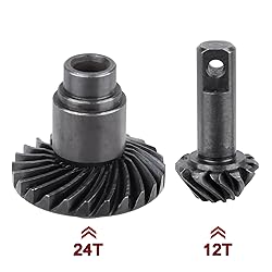 FriHobby Steel 12T/24T Pinion Gear Differential
