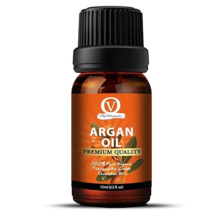 Vital Organics Pure, Cold-Pressed, Unrefined Therapeutic AAA+ Grade Argan Essential Oil From Morroco for Conditioning Skin and Hair for Face, Nails and Hair, 15ml