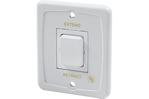 Solera-308472 White Interior Switch; 40 AMP with Plate
