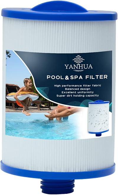 YANHUA Spa Filter PWW50 Replacement for Unicel 6CH-940 Filbur FC-0359 45 sq ft