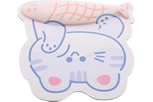 PRETYZOOM Cute Animal Mouse Pad with Wrist Rest Non-Slip Cartoon Mouse Hand Pad for Office Desk Accessory