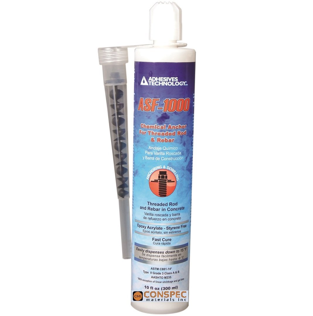 Conspec ALL WEATHER Anchoring Epoxy ASF1000 Rapid Hot/Cold Concrete