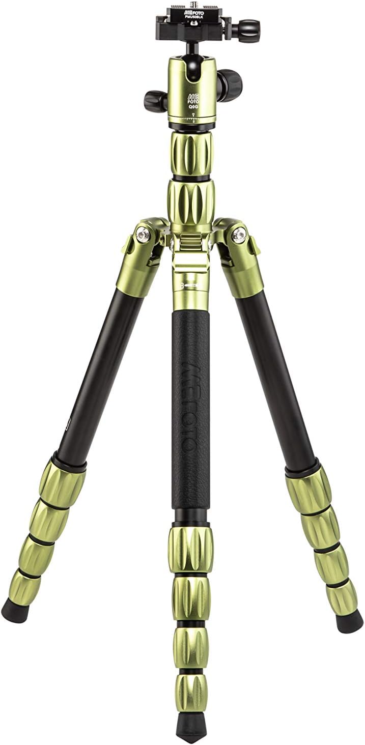 MeFOTO Backpacker S Aluminum Travel Tripod/Monopod, Green