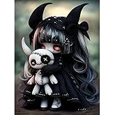 Skyboda Gothic Diamond Painting Kits For Adults, Rose Women Diamond Art Kits For Beginner, DIY Full Round Diamond Dots For Adults With Craft Art Kits For Home Wall Decor 12x16inch - View #9