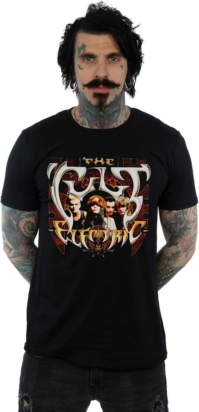 The Cult Men's Group Electric TShirt Amazon.co.uk Clothing