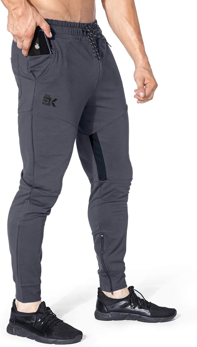 Brokig ジョガーパンツ メンズ トレーニングパンツ スウェットパンツ ジッパー付き ストライプ スリム メッシュ 通気性 ストレッチ アクティブロングパンツ 通販 Amazon Brokig ジョガーパンツ メンズ トレーニングパンツ スウェットパンツ ジッパー付き ストライプ スリム メッシュ 通気性 ストレッチ アクティブロングパンツ 通販 Amazon