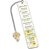 Bible Bookmark for Women - Christian Bookmarks for Women Kids, Baptism Gifts for Teen Girls Boys Adults, First Communion Confirmation Gifts for Girls Boys, First Reconciliation Gift for Girl Boy