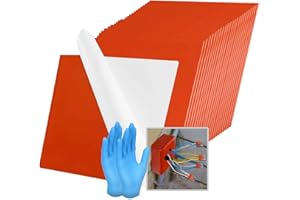 LalaKoo Fire Putty Electrical Putty Pads - Fire Barrier Moldable 7.2 X 7.2 Fire Putty Pads Adhesive Putty for Wall Firestop P