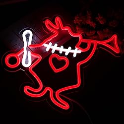 Tiabuy Alice in Wonderland Rabbit Neon Signs for