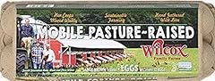 Wilcox Family Farms Mobile Pasture Raised Large Brown Eggs, 12 Count