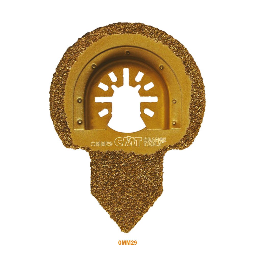 CMT OMM29-X1 Carbide Grit Grout Mortar Remover Quick Release Oscillating Multicutter,