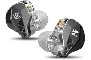 H HIFIHEAR KZ EDXS in Ear Monitor Earphones Super Bass Headphones,Crystal Clear Sound IEM Wired Earbuds,High Resolution Noise Isolating Headphones Ear Monitors for Singers Guitarist Musician Church