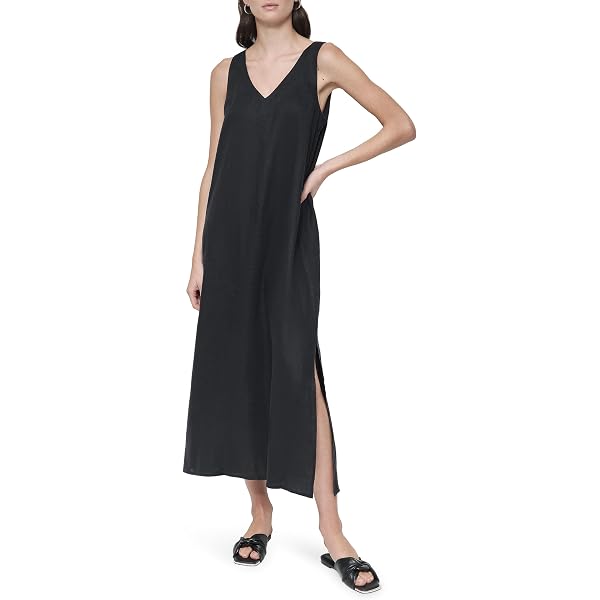 DKNY Women's Sportswear Dresses, Black, X-Small at Amazon Women's Clothing  store