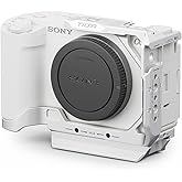 Tilta Half Camera Cage for ZV-E1 | Cold Shoe, NATO Rail, M3 and 1/4""-20 Threads Mounts | Silver