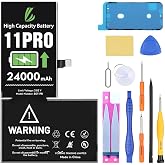 LL TRADER Battery Replacement for iPhone 11 Pro with Repair Kit | 24000 mAh High Capacity Replacement Battery for model A2160, A2217, A2215