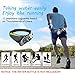 PYFK Running Belt Hydration Waist Pack with Water Bottle Holder for Men Women Waist Pouch Fanny Bag Reflective (Green)
