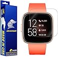 ArmorSuit MilitaryShield Screen Protector Compatible with Fitbit Versa 2 (6 Pack) Max Coverage Anti-Bubble HD Clear Film
