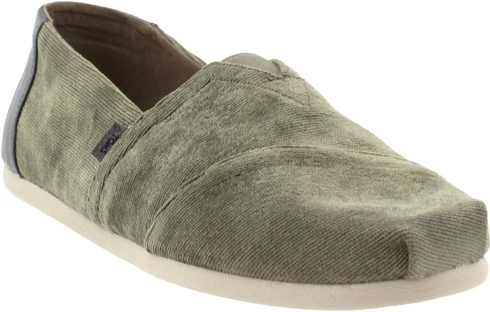 TOMS Men's Classic Corduroy Ankle-High Fabric Slip-On Shoes